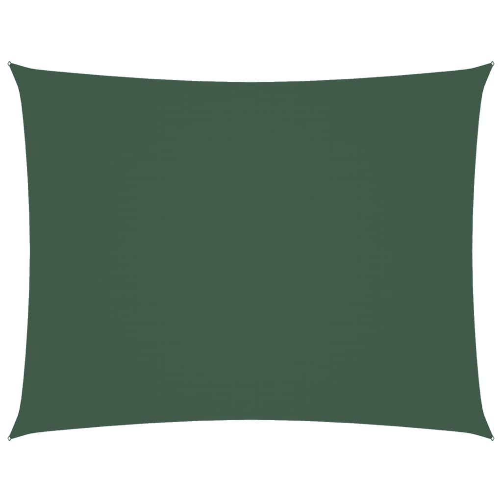Vidaxl Sunshade rectangulaire 3x4 m Oxford tissu vert foncé