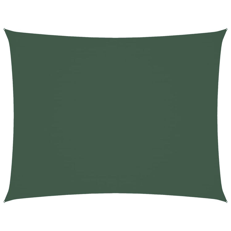 Vidaxl Sunshade rectangulaire 3x4 m Oxford tissu vert foncé
