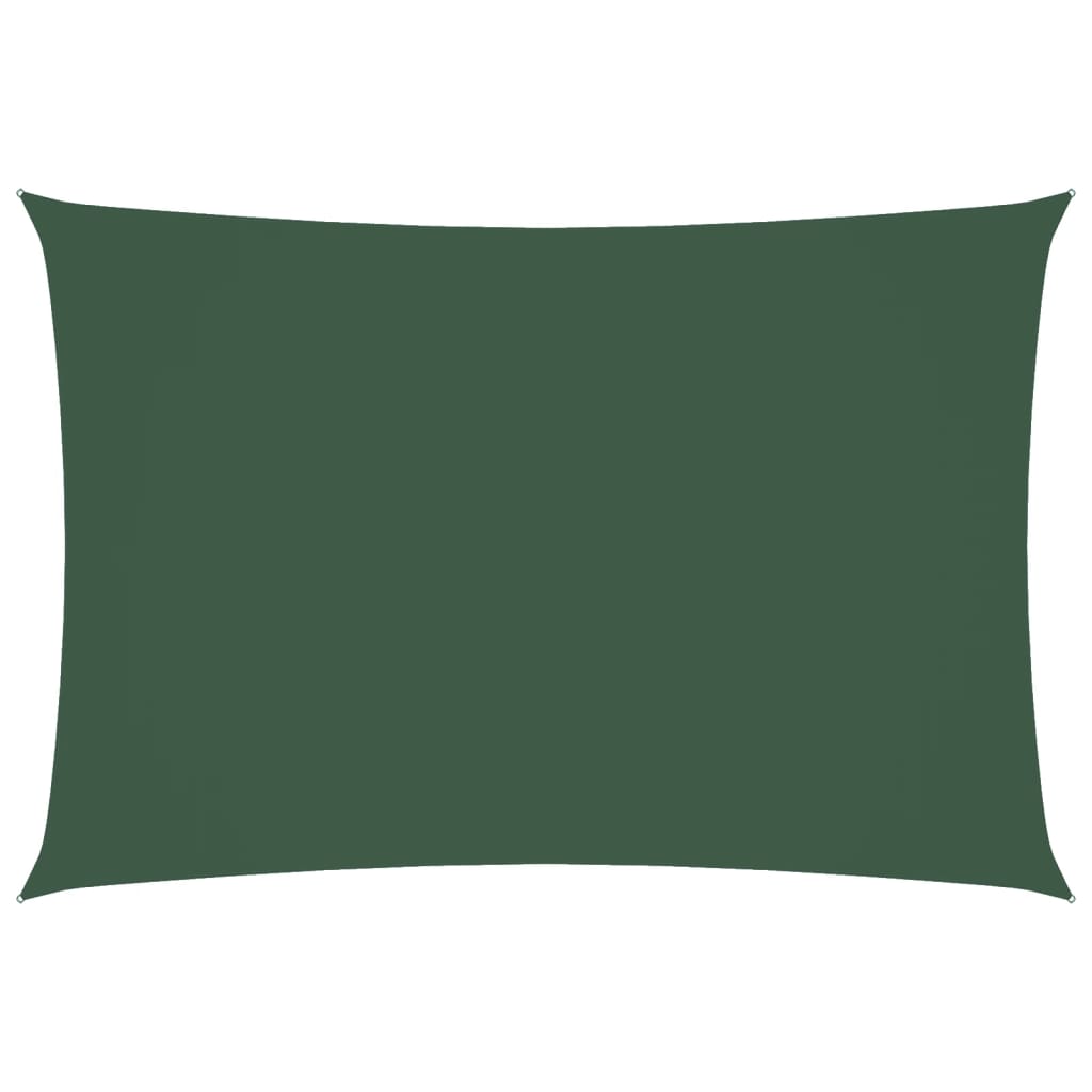 Vidaxl Sunshade rectangulaire 3x5 m Oxford tissu vert foncé