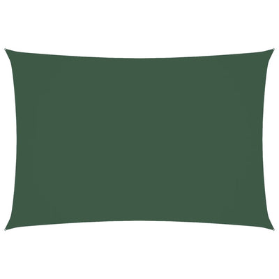 Vidaxl Sunshade rectangulaire 3x5 m Oxford tissu vert foncé