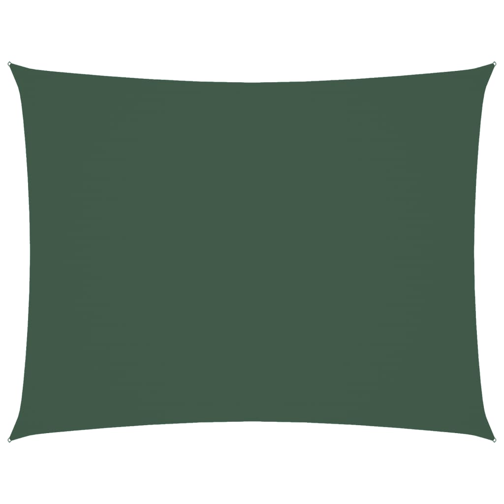 Vidaxl Shadow Tissu rectangulaire 3x6 m Oxford tissu vert foncé