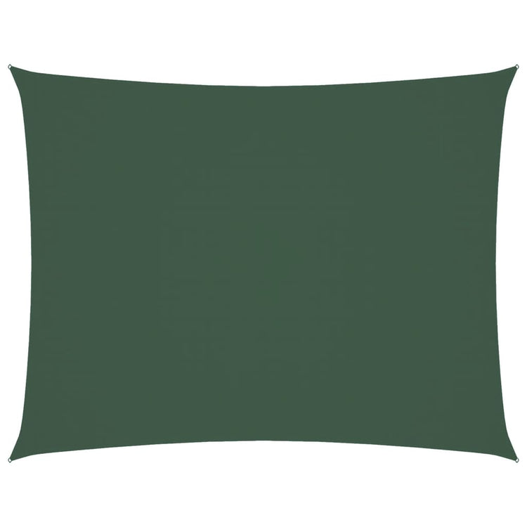 Vidaxl Sunshade rectangulaire 4x5 m Oxford tissu vert foncé