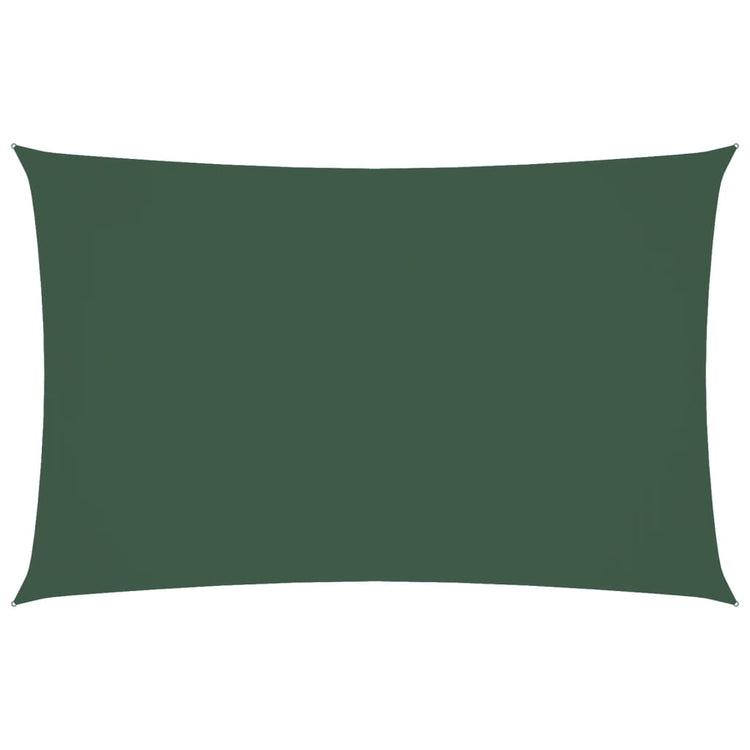 Vidaxl Sunshade rectangulaire 4x7 m Oxford tissu vert foncé