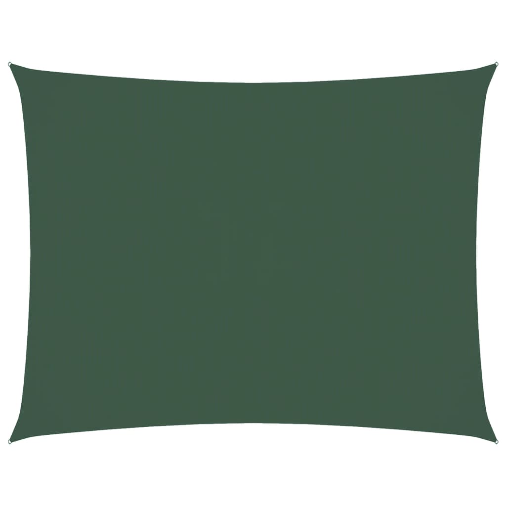 Vidaxl Sunshade rectangulaire 5x6 m Oxford tissu vert foncé