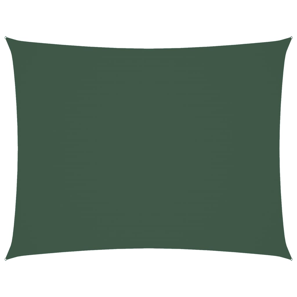 Vidaxl Shadow Tissu rectangulaire 5x7 m Oxford tissu vert foncé