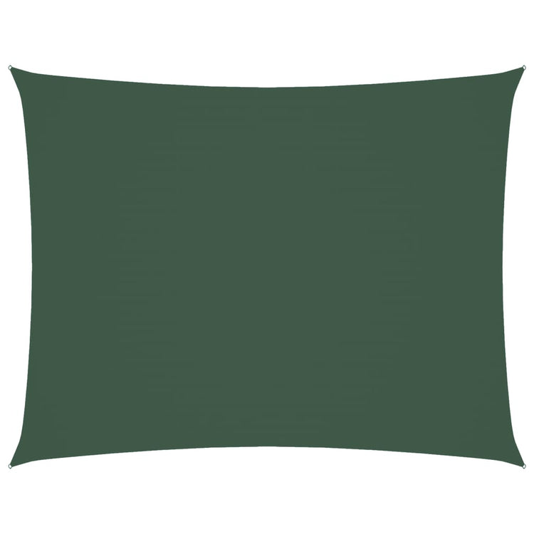 Vidaxl Shadow Tissu rectangulaire 5x7 m Oxford tissu vert foncé