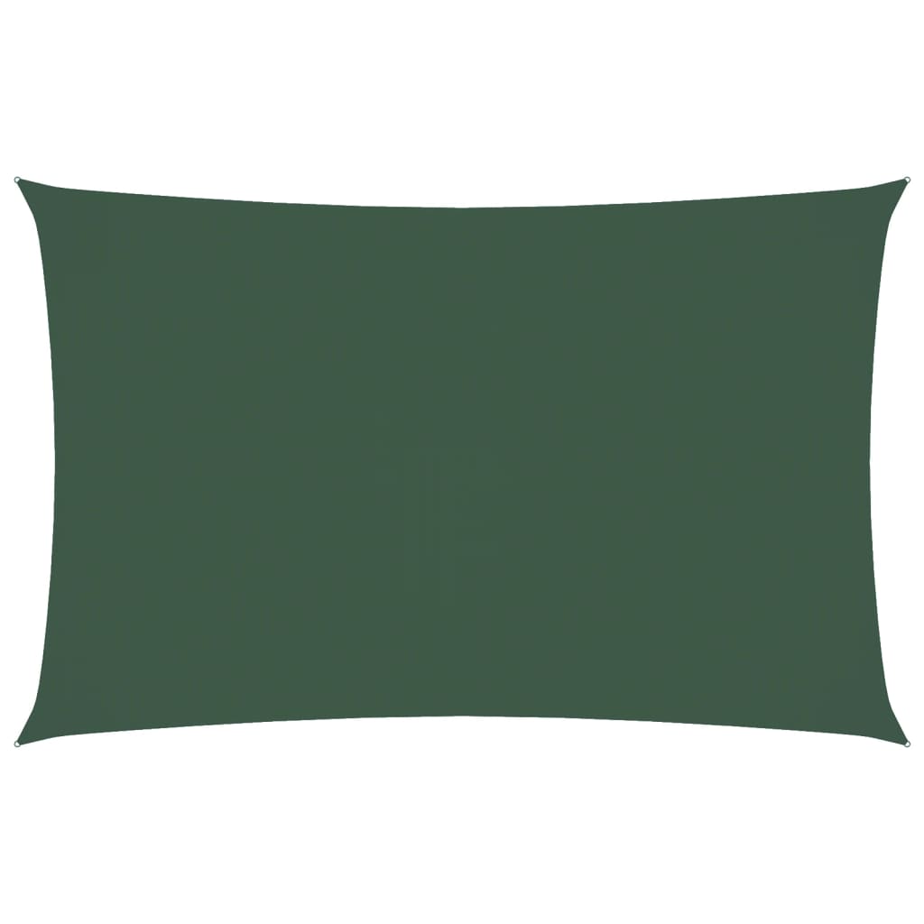 Vidaxx parasol rectangulaire 5x8 m tissu oxford vert foncé