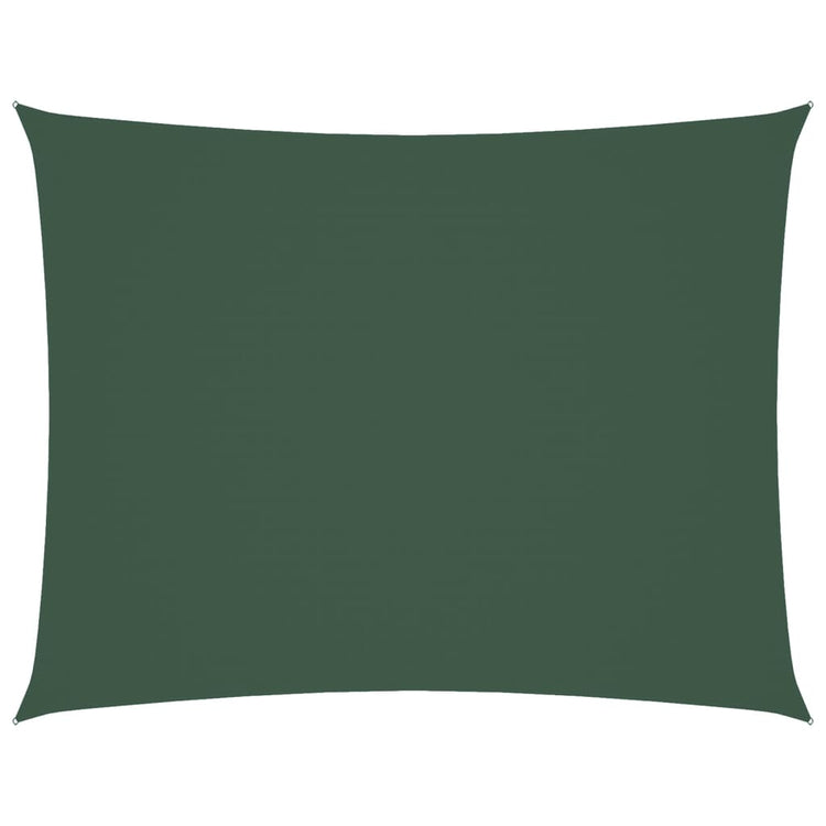 VidaXL toile d'ombrage rectangulaire 6x8 m tissu oxford vert foncé