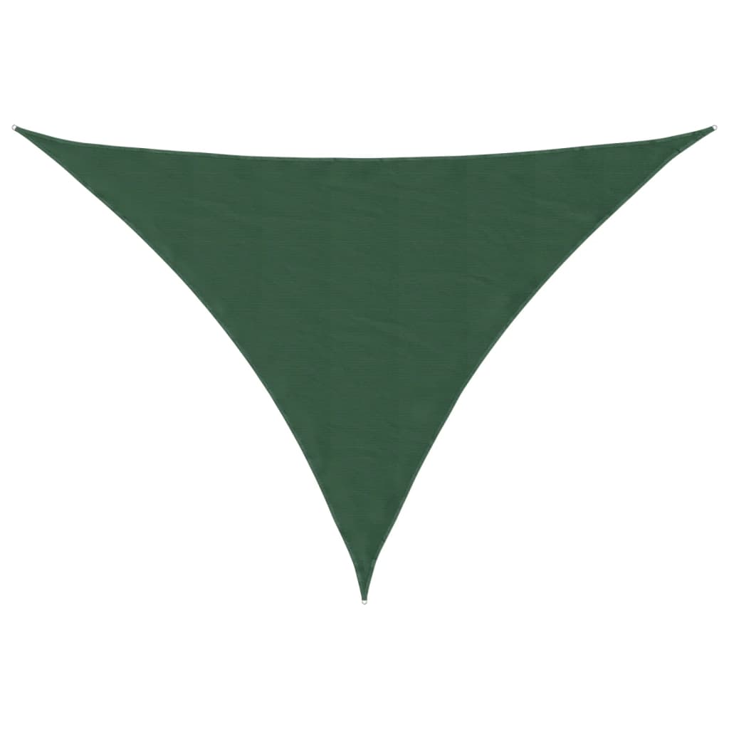 Vidaxx auvent triangulaire 2,5x2,5x3,5 m tissu oxford vert foncé