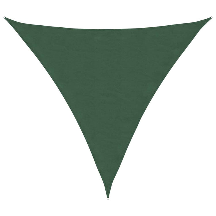Vidaxx auvent triangulaire 3x3x3 m tissu oxford vert foncé