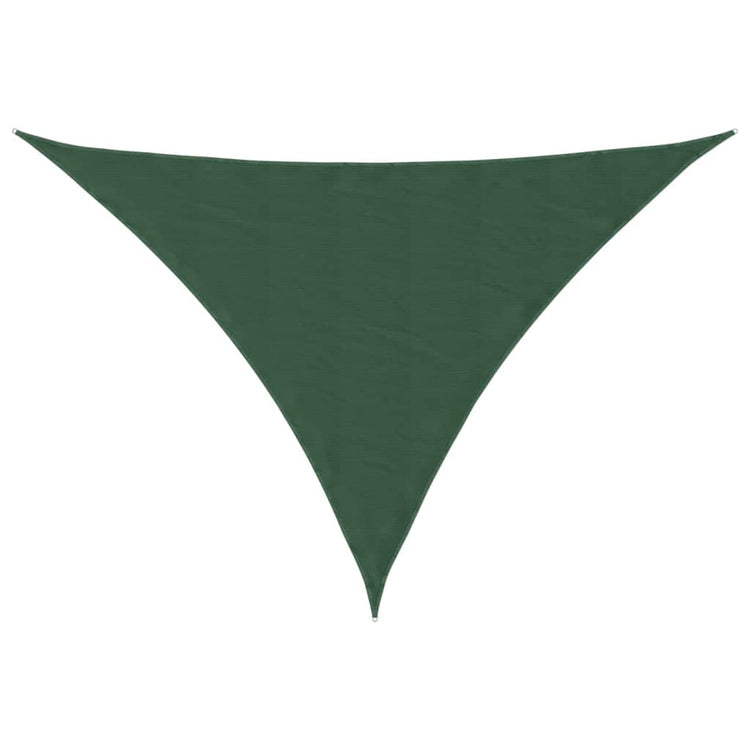 Vidaxx toile d'ombrage triangulaire 3x4x5 m tissu oxford vert foncé
