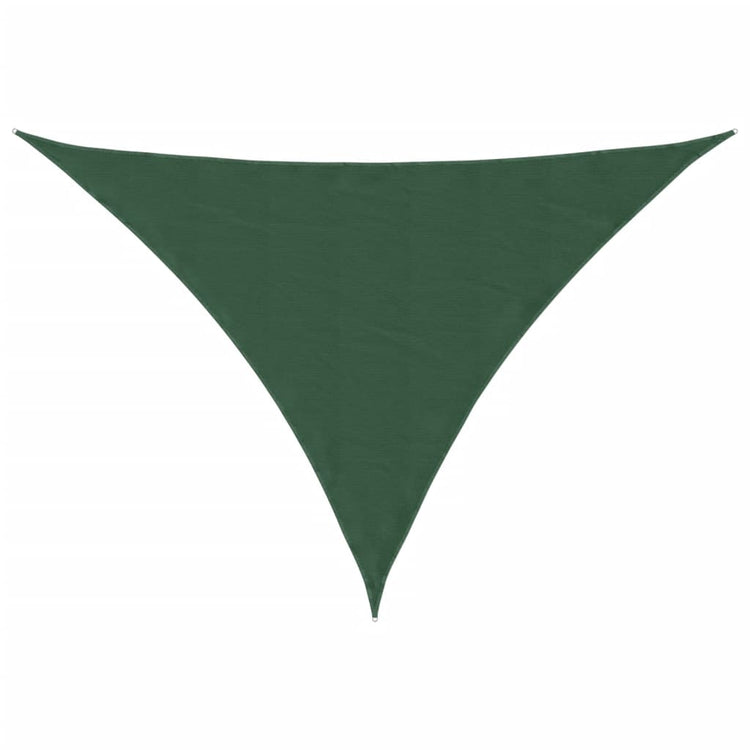 Vidaxx auvent triangulaire 3x4x4 m tissu oxford vert foncé