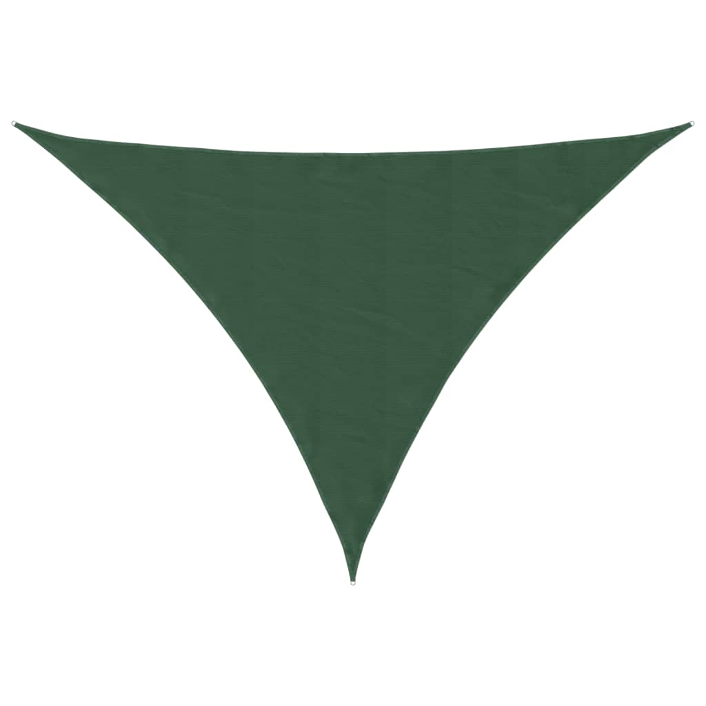 Vidaxx auvent triangulaire 4x4x5,8 m tissu oxford vert foncé