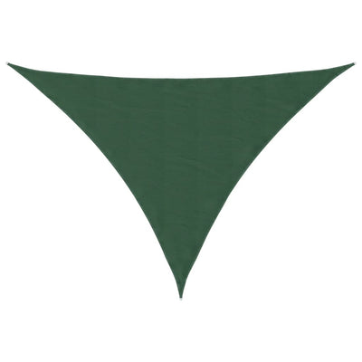 Vidaxx auvent triangulaire 5x6x6 m tissu oxford vert foncé