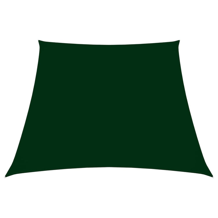 Vidaxl Zonnezeil Trapezium 2 4x3 M Oxford Tissu vert foncé