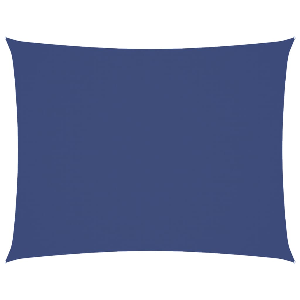 VidaXL toile d'ombrage rectangulaire 5x6 m tissu oxford bleu