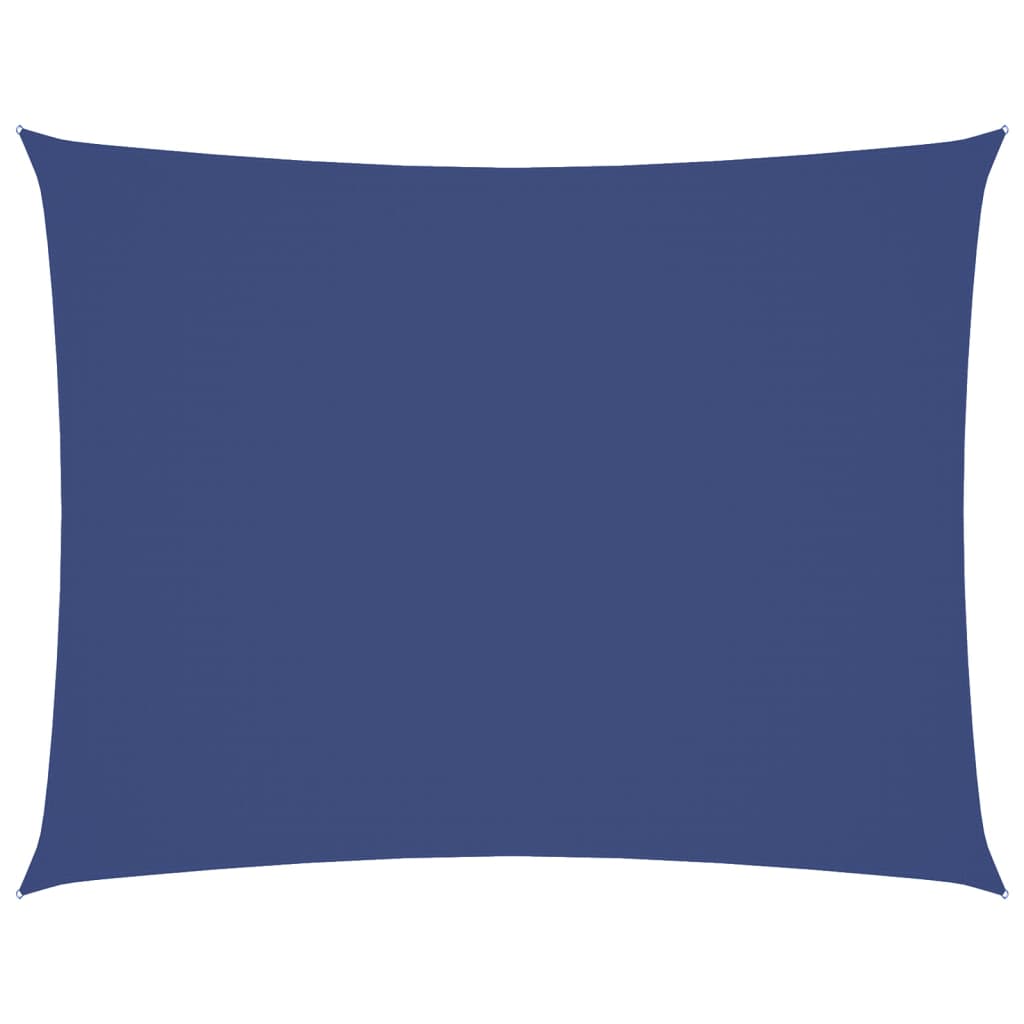 VidaXL toile d'ombrage rectangulaire 5x7 m tissu oxford bleu