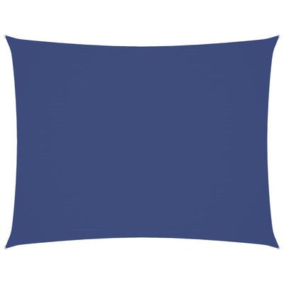 VidaXL toile d'ombrage rectangulaire 5x7 m tissu oxford bleu