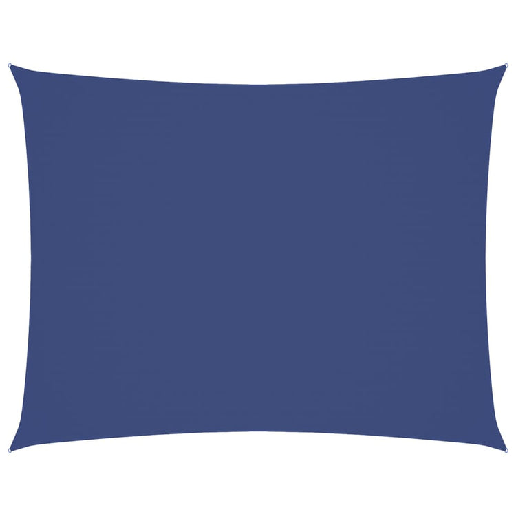 VidaXL toile d'ombrage rectangulaire 5x7 m tissu oxford bleu