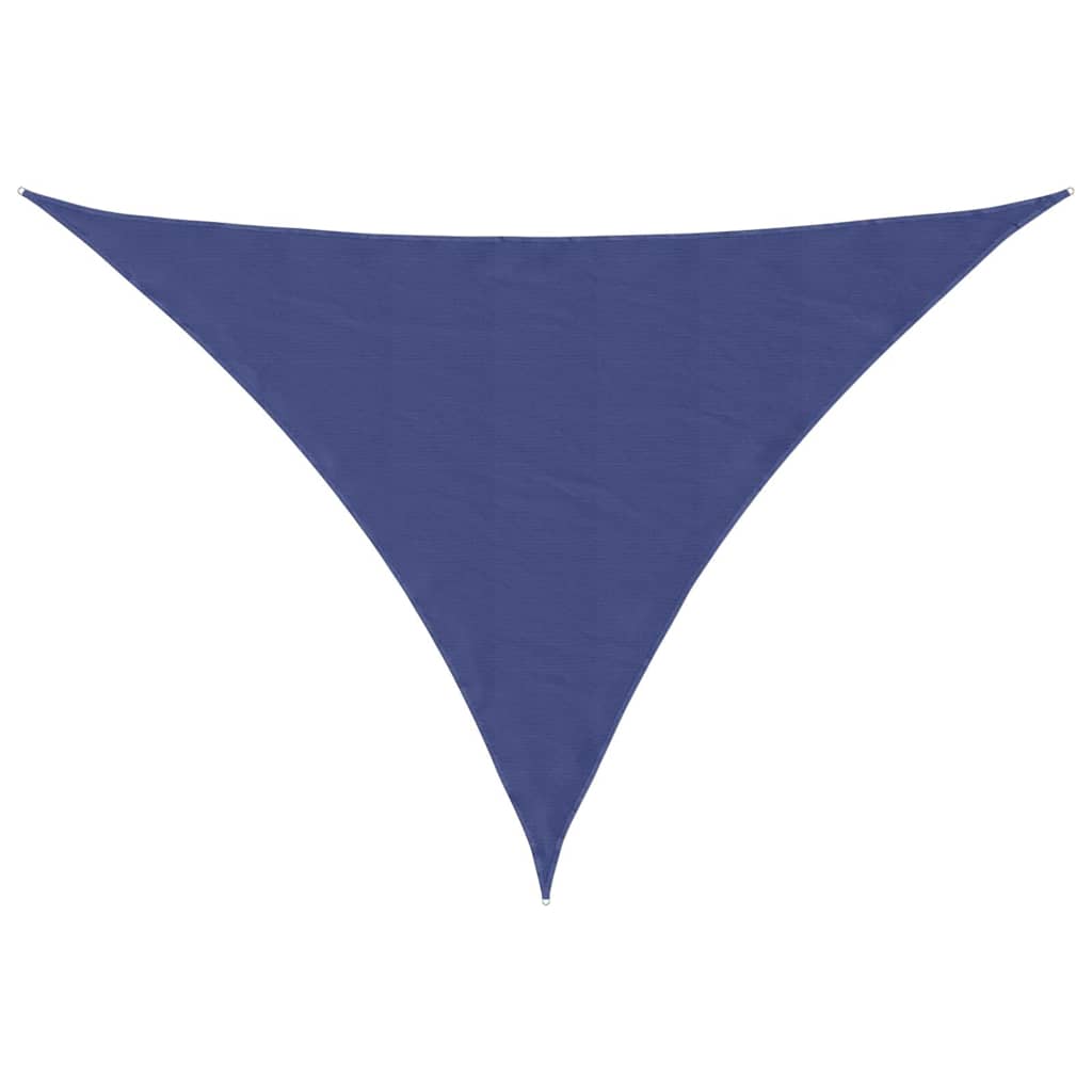 VidaXL parasol triangulaire 3x4x4 m tissu oxford bleu