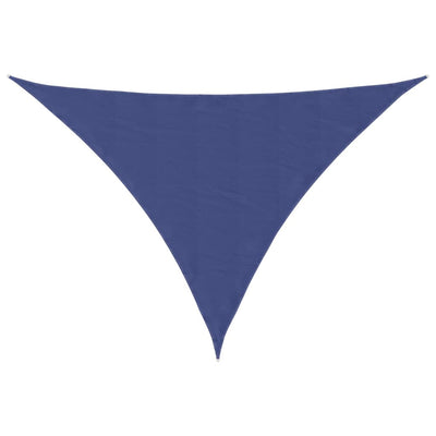 VidaXL auvent triangulaire 4x5x6,4 m tissu oxford bleu