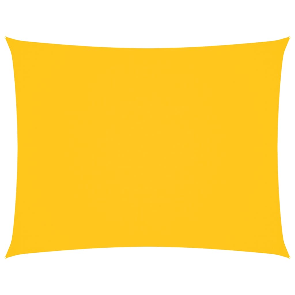 Vidaxx toile d'ombrage rectangulaire 2x3 m tissu oxford jaune