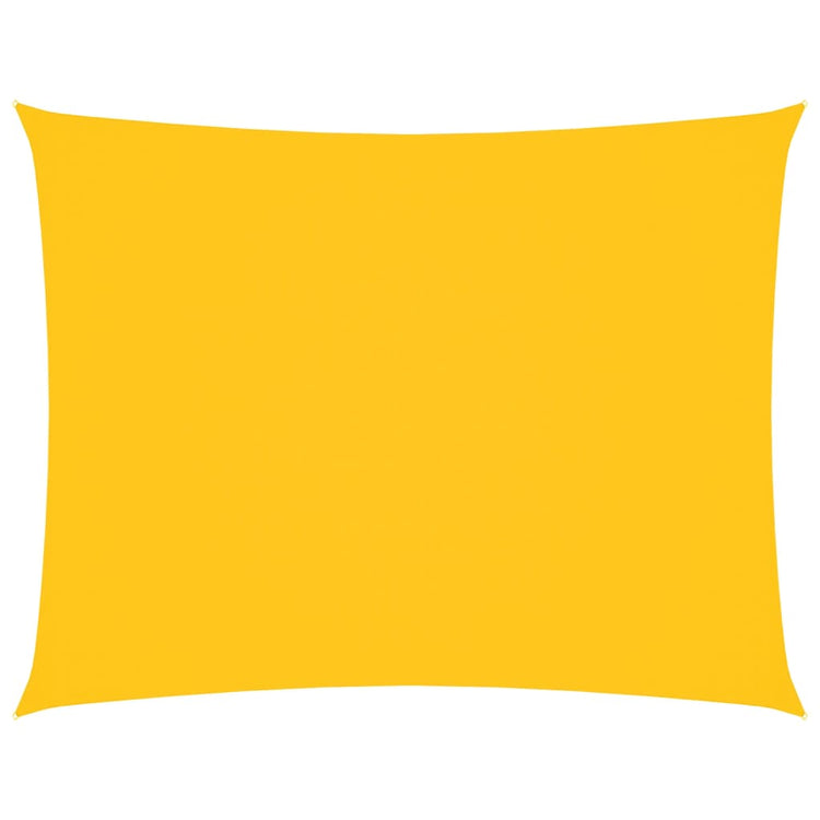 Vidaxx toile d'ombrage rectangulaire 2x3 m tissu oxford jaune