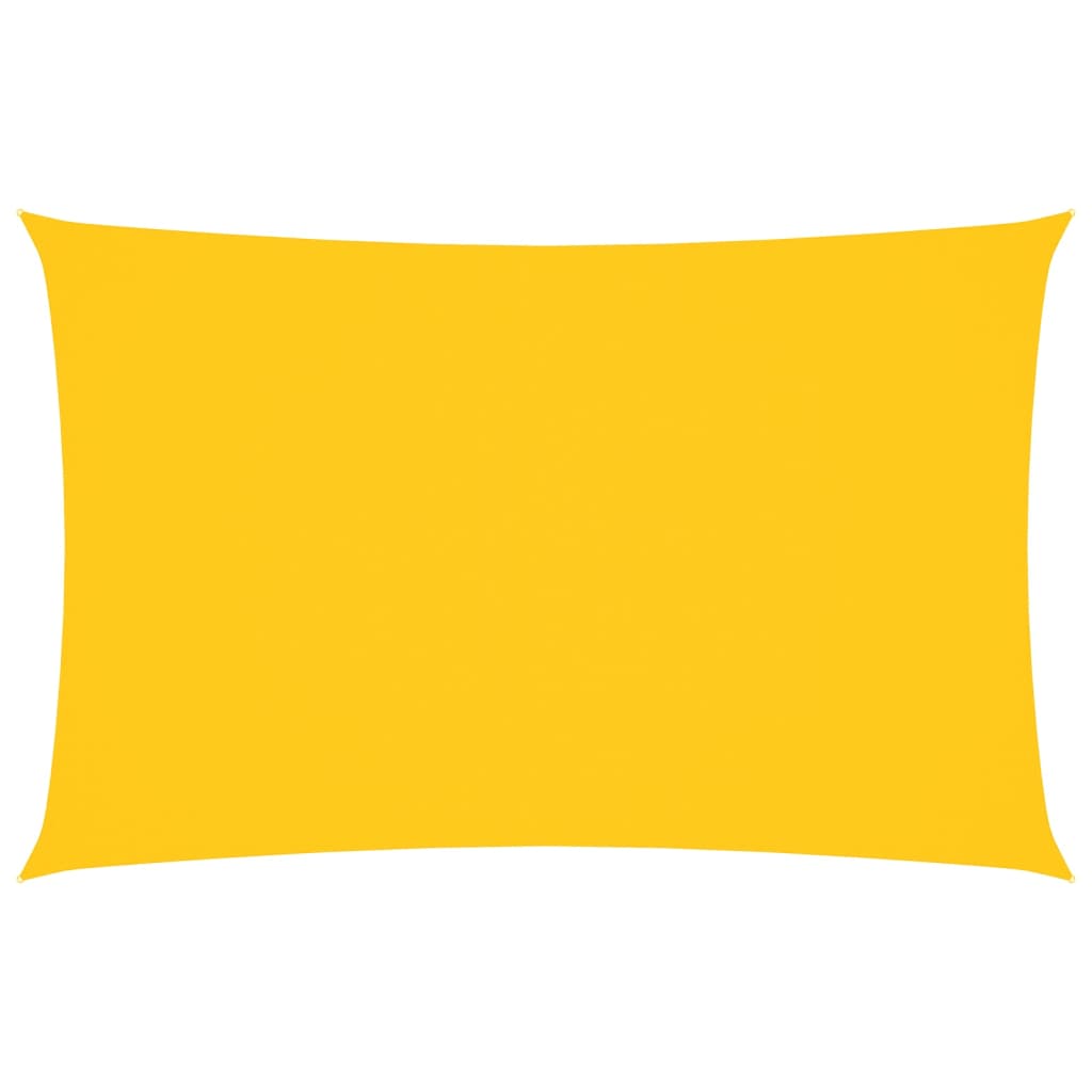 Vidaxx parasol rectangulaire 2x5 m tissu oxford jaune