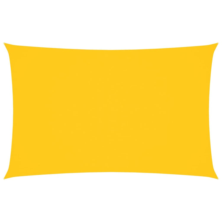 Vidaxx parasol rectangulaire 2x5 m tissu oxford jaune