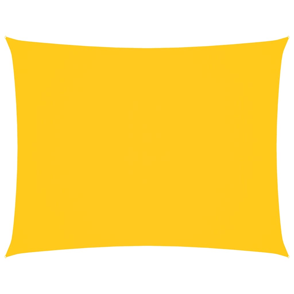 VidaXL toile d'ombrage rectangulaire 2,5x3,5 m tissu oxford jaune