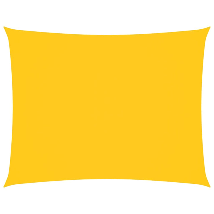 VidaXL toile d'ombrage rectangulaire 2,5x3,5 m tissu oxford jaune