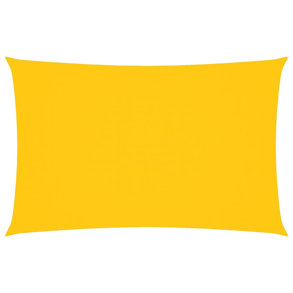 Vidaxx parasol rectangulaire 2,5x5 m tissu oxford jaune