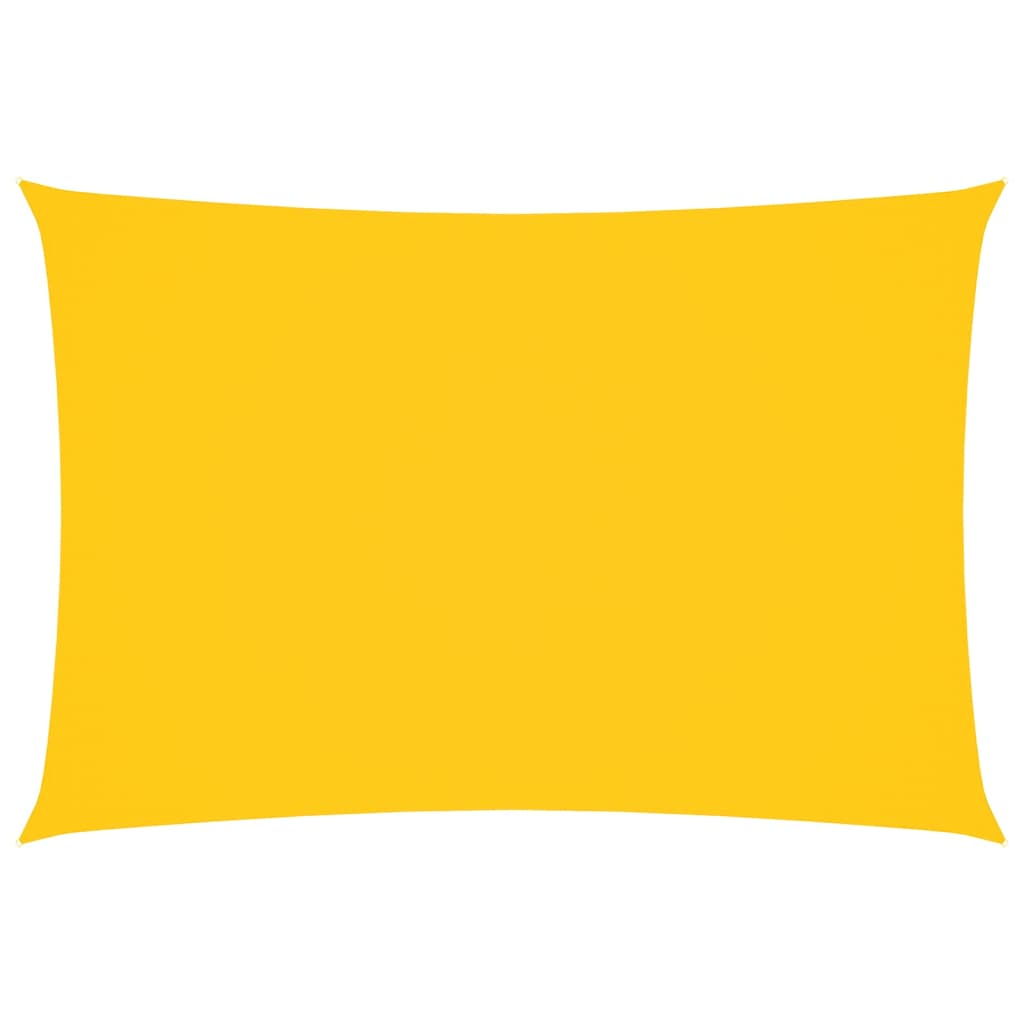 Vidaxx parasol rectangulaire 3x5 m tissu oxford jaune