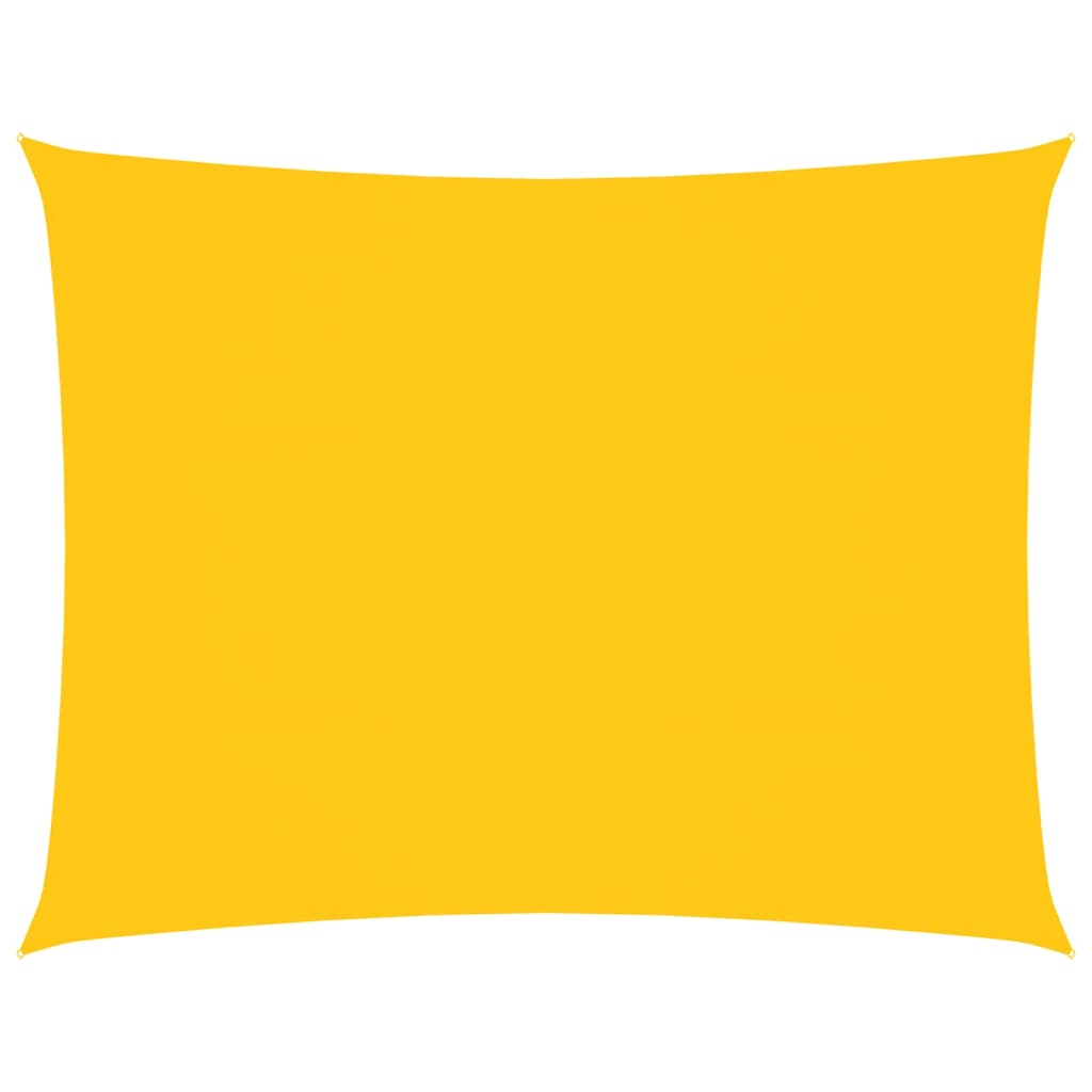 Vidaxx parasol rectangulaire 3,5x4,5 m tissu oxford jaune