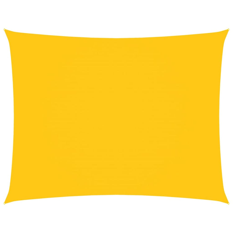 Vidaxx parasol rectangulaire 3,5x4,5 m tissu oxford jaune