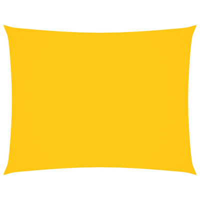 Vidaxx parasol rectangulaire 4x5 m tissu oxford jaune