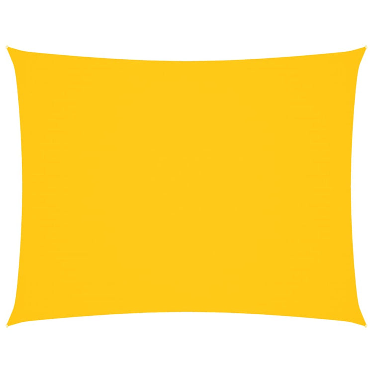 Vidaxx parasol rectangulaire 4x5 m tissu oxford jaune