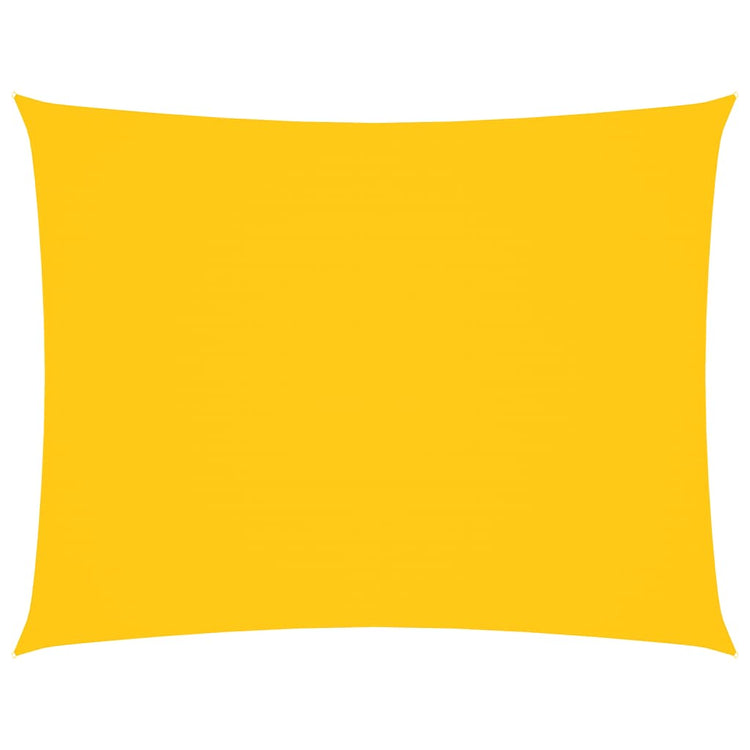 Vidaxx toile d'ombrage rectangulaire 6x8 m tissu oxford jaune