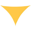 Vidaxx auvent triangulaire 5x7x7 m tissu oxford jaune