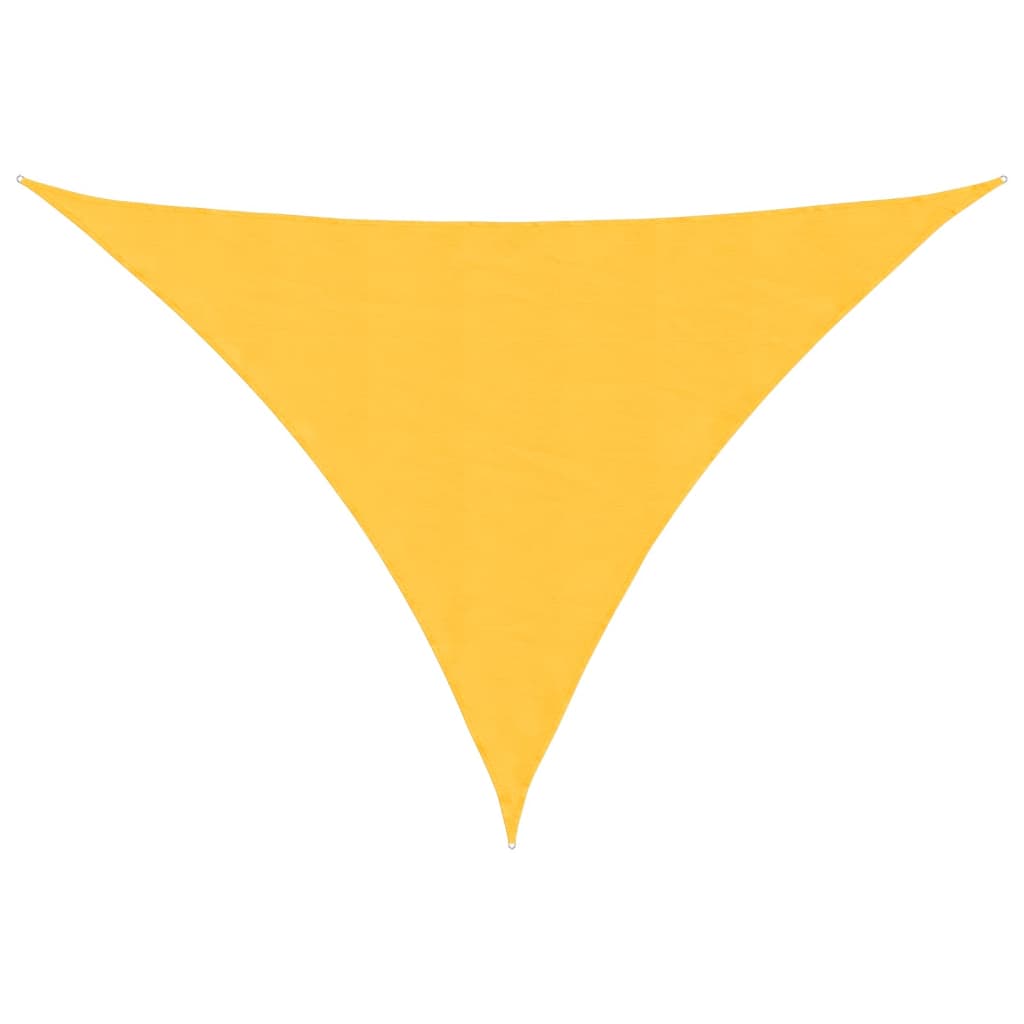 Vidaxx auvent triangulaire 5x5x6 m tissu oxford jaune