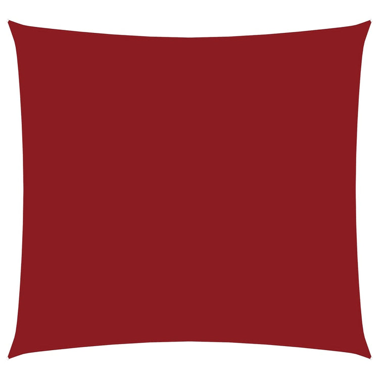 Auvent Vidaxx carré 2,5x2,5 m tissu oxford rouge