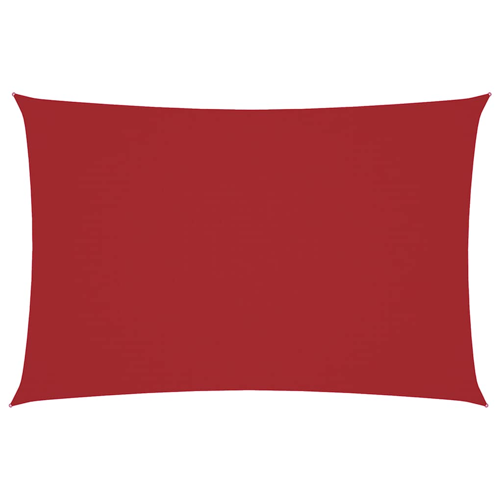Vidaxx parasol rectangulaire 2x4 m tissu oxford rouge