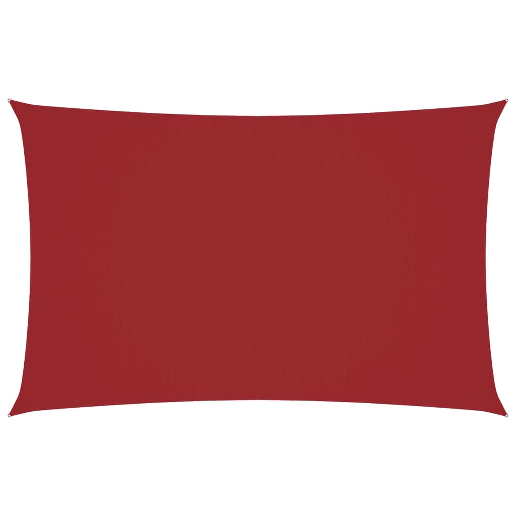 Vidaxx parasol rectangulaire 2,5x5 m tissu oxford rouge