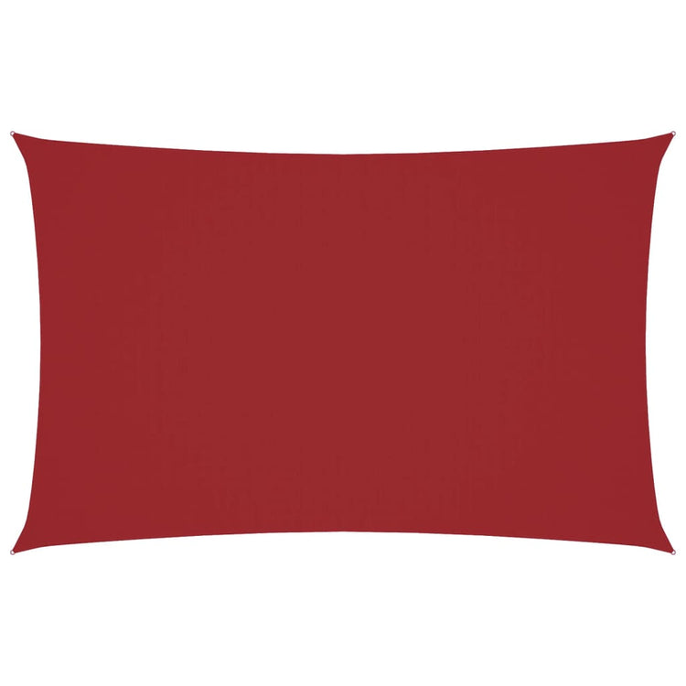 Vidaxx parasol rectangulaire 2,5x5 m tissu oxford rouge