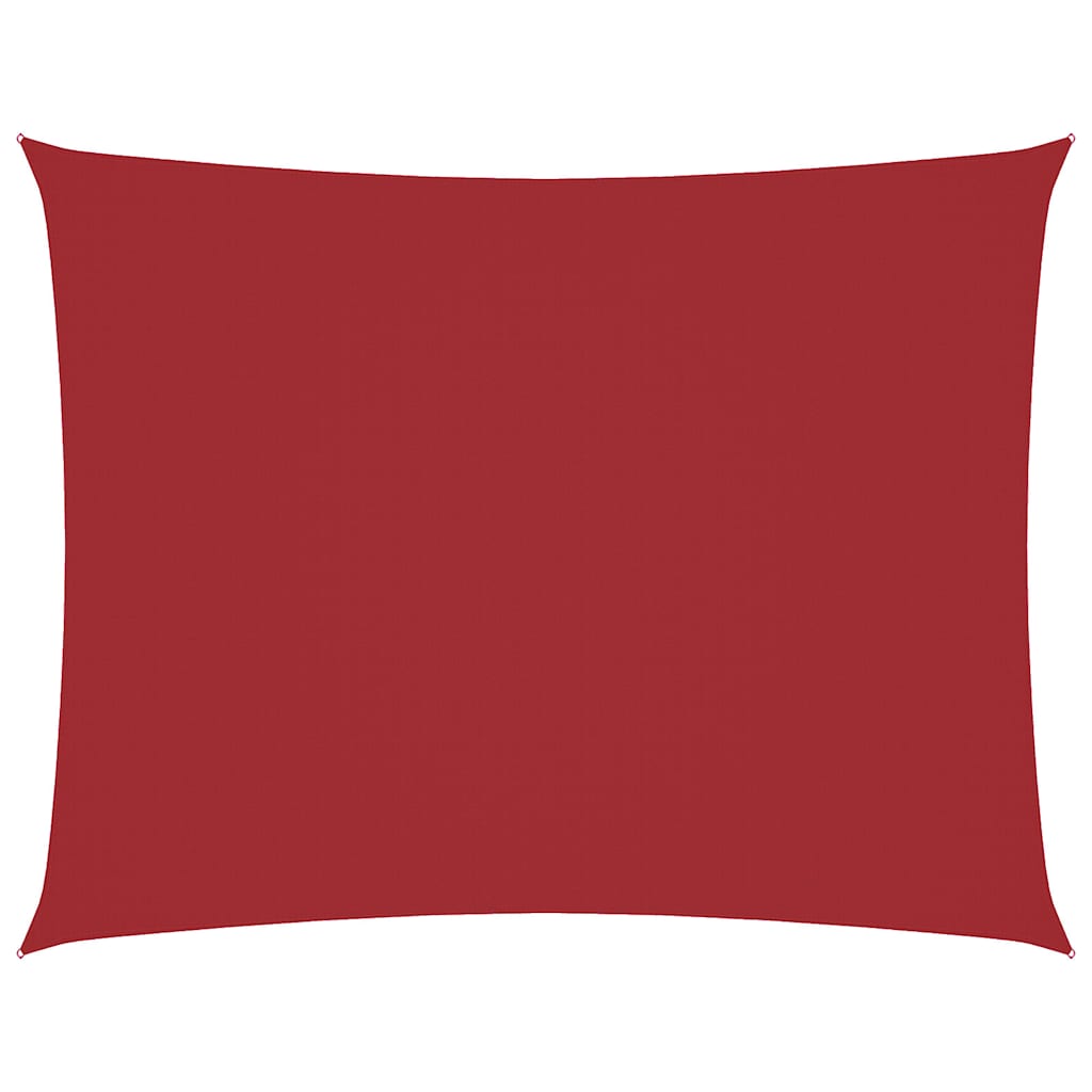 Vidaxx parasol rectangulaire 3x4 m tissu oxford rouge