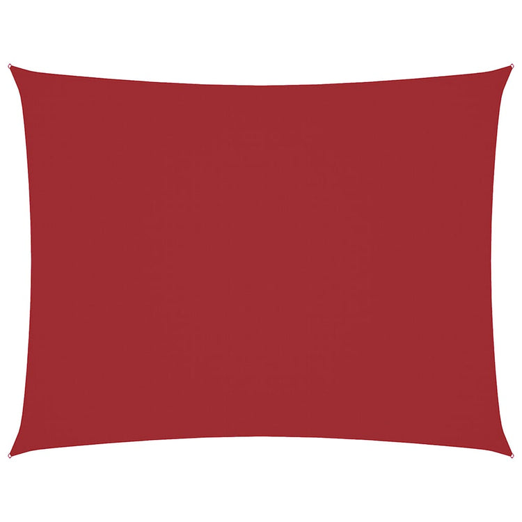 Vidaxx parasol rectangulaire 3x4 m tissu oxford rouge