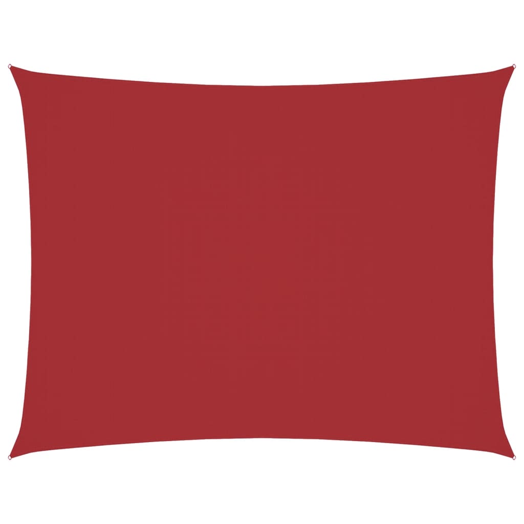 Vidaxx parasol rectangulaire 3x4,5 m tissu oxford rouge