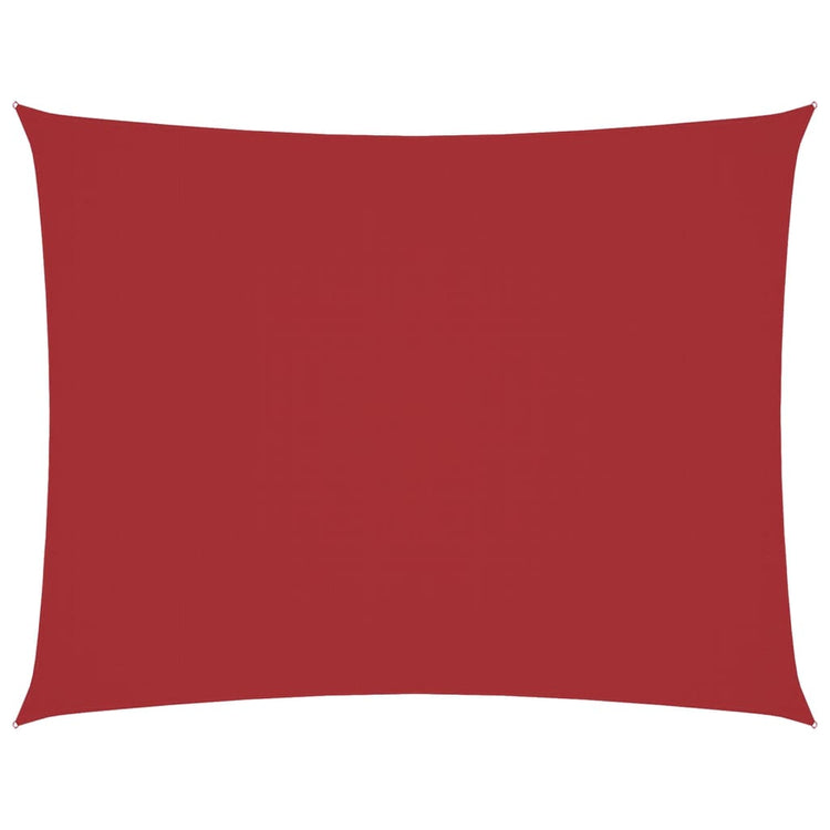 Vidaxx parasol rectangulaire 3x4,5 m tissu oxford rouge