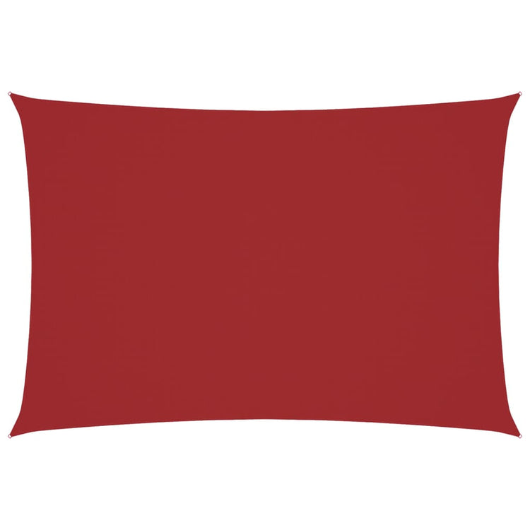 Vidaxx parasol rectangulaire 3x5 m tissu oxford rouge