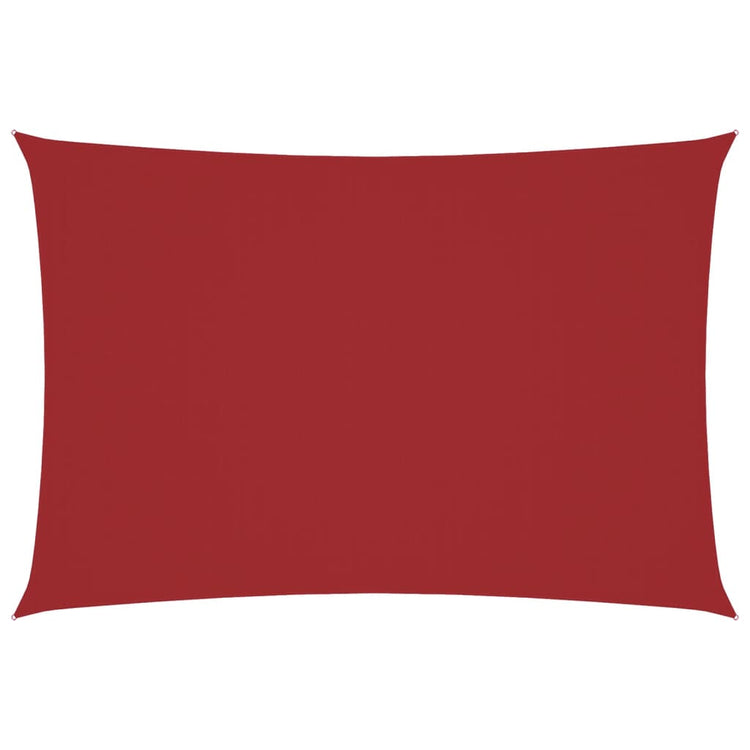 Vidaxx parasol rectangulaire 3x6 m tissu oxford rouge